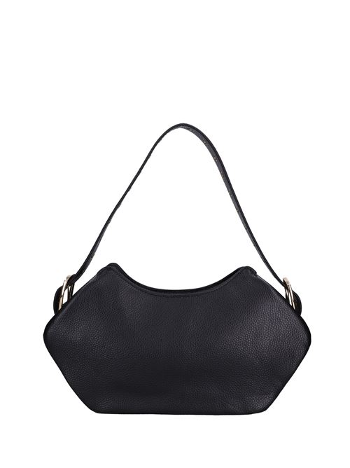 Rock pocket bag in hammered leather LA CARRIE | 142P-PC-240-TBLNERO